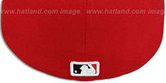 Reds REAL TIGER VIZA-PRINT Red Fitted Hat by New Era - 3rd View