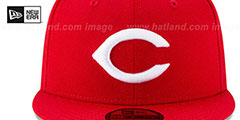 Reds WORLD SERIES SIDE PATCH Fitted Hat by New Era - 3rd View