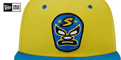 River Cats COPA SNAPBACK Yellow-Blue Hat by New Era - 3rd View