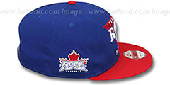 Rock TEAM ANGLE 9FIFTY Snapback Hat by New Era - 3rd View