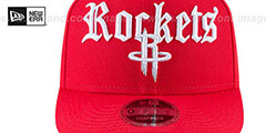 Rockets CLASSIC-CURVE SNAPBACK Red Hat by New Era - 3rd View