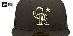 Rockies 2022 MLB ALL-STAR GAME Black Fitted Hat by New Era - 3rd View