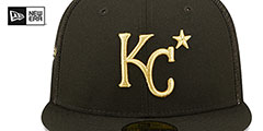 Royals 2022 MLB ALL-STAR GAME Black Fitted Hat by New Era - 3rd View