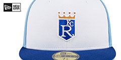 Royals 2024 BATTING PRACTICE Fitted Hat by New Era - 3rd View