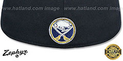 Sabres SHOOTOUT Navy Fitted Hat by Zephyr - 3rd View