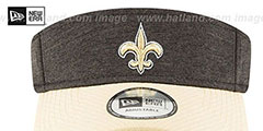 Saints 18 NFL STADIUM Black-Gold Visor by New Era - 3rd View