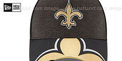 Saints 2017 NFL ONSTAGE FLEX Hat by New Era - 3rd View