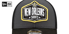 Saints 2021 NFL TRUCKER DRAFT FLEX  Hat by New Era - 3rd View