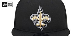 Saints 2024 NFL DRAFT SNAPBACK Black Hat by New Era - 3rd View