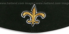 Saints NFL FELTN Black Fitted Hat by New Era - 3rd View