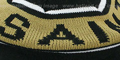 Saints RERUN KNIT BEANIE by Mitchell and Ness - 3rd View