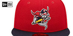 Sea Dogs MILB MARVEL DEFENDERS Red-Navy Fitted Hat by New Era - 3rd View