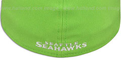 Seahawks 2014 NFL STADIUM FLEX Green Hat by New Era - 3rd View