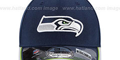 Seahawks 2014 NFL STADIUM FLEX Navy Hat by New Era - 3rd View