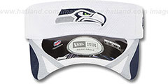 Seahawks 2014 NFL TRAINING White Visor by New Era - 3rd View