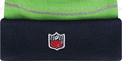 Seahawks THANKSGIVING DAY Knit Beanie Hat by New Era - 3rd View