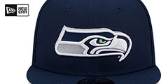 Seahawks 2024 NFL DRAFT SNAPBACK Navy Hat by New Era - 3rd View