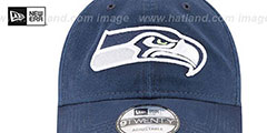 Seahawks CORE-CLASSIC STRAPBACK Navy Hat by New Era - 3rd View