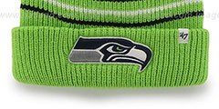 Seahawks NFL INCLINE Knit Beanie Hat by 47 Brand - 3rd View