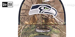 Seahawks REALTREE NEO MESH-BACK Flex Hat by New Era - 3rd View