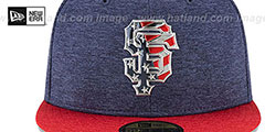 SF Giants 2017 JULY 4TH STARS N STRIPES Fitted Hat by New Era - 3rd View