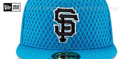 SF Giants 2017 MLB HOME RUN DERBY Blue Fitted Hat by New Era - 3rd View