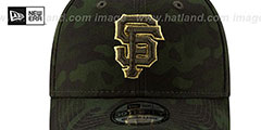 SF Giants 2019 ARMED FORCES STARS N STRIPES FLEX Hat by New Era - 3rd View