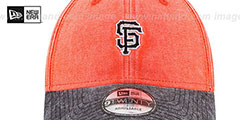 SF Giants GW RUGGED CANVAS STRAPBACK Orange-Black Hat by New Era - 3rd View