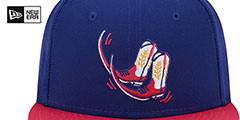 Sod Poodles COPA SNAPBACK Navy-Fuschia Hat by New Era - 3rd View