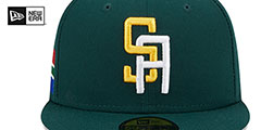 South Africa 2023 WBC GAME Green Hat by New Era - 3rd View