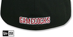 South Carolina NCAA TEAM-BASIC Black Fitted Hat by New Era - 3rd View