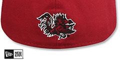 South Carolina NCAA TEAM-BASIC Burgundy Fitted Hat by New Era - 3rd View