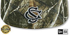 South Carolina NCAA TEAM-BASIC Realtree Camo Fitted Hat by New Era - 3rd View