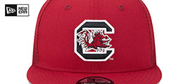 South Carolina TEAM-BASIC TRUCKER SNAPBACK Burgundy Hat by New Era - 3rd View