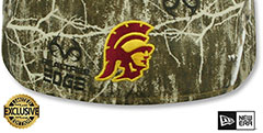 Southern Cal NCAA TEAM-BASIC Realtree Camo Fitted Hat by New Era - 3rd View