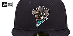 Space Cowboys MILB ONFIELD HOME Navy Fitted Hat by New Era - 3rd View