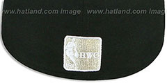 Spurs MIGHTY-XL Black-Grey Fitted Hat by New Era - 3rd View