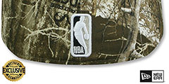 Spurs NBA TEAM-BASIC Realtree Camo Fitted Hat by New Era - 3rd View