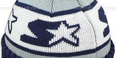 Starter S-STAR CLASSIC BOBBLE Grey-Navy Knit Beanie Hat - 3rd View