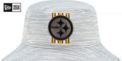 Steelers 2021 NFL TRAINING BUCKET Hat by New Era - 3rd View