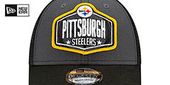 Steelers 2021 NFL TRUCKER DRAFT 940 SNAP Hat by New Era - 3rd View