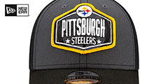 Steelers 2021 NFL TRUCKER DRAFT FLEX  Hat by New Era - 3rd View