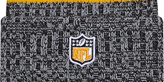 Steelers 2023 SIDELINE Knit Beanie Hat by New Era - 3rd View