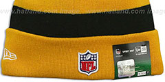 Steelers BCA CRUCIAL CATCH Knit Beanie Hat by New Era - 3rd View