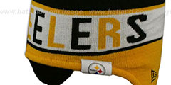 Steelers CRAYON BOX Knit Beanie Hat by New Era - 3rd View