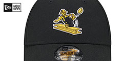 Steelers HISTORIC SIDELINE SNAPBACK Black Hat by New Era - 3rd View