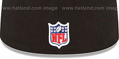 Steelers NFL BCA Black Fitted Hat by New Era - 3rd View