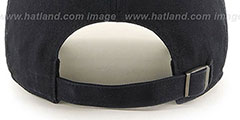 Steelers POLO STRAPBACK Black Hat by Twins 47 Brand - 3rd View