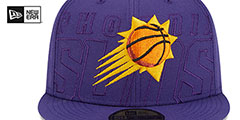 Suns 2023 NBA DRAFT Purple Fitted Hat by New Era - 3rd View