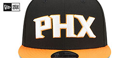 Suns STATEMENT SNAPBACK Black-Orange Hat by New Era - 3rd View